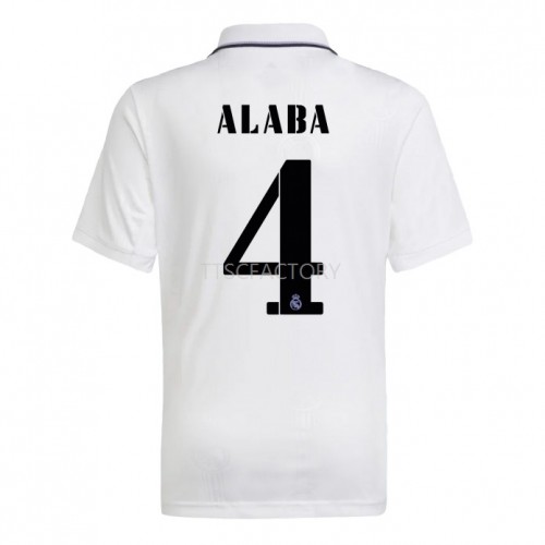 Real Madrid Alaba 4 Dres Domaći 2022/2023 Kratkih Rukava Real Madrid Alaba 4 Dres Domaći 2022/2023 Kratkih Rukava